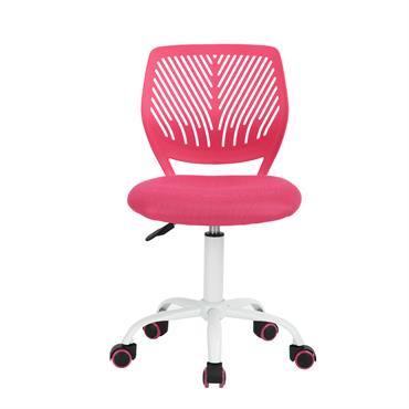 Idéale pour le bureau d'un enfant ou d'un adolescent, notre chaise apportera de la couleur à leur espace de travail !Son assise rembourrée et son dossier légèrement incliné à la ...