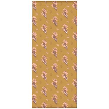 Toile outdoor de chaise longue amovible motif tigres tabac
