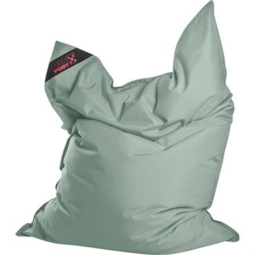 Coussin intérieur et extérieur géant uni vert sauge 170x130x20cm