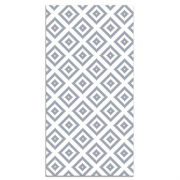 Donnez une touche moderne et sophistiquée à votre maison avec ce tapis vinyle au design élégant. Le motif à carreaux dans des tons neutres et contrastés crée un effet visuel ...