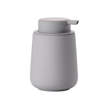 Distributeur de savon en argile beige gris