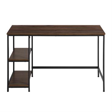 Ensemble table extensible noir 120-160 et 4 chaises style scandinaves