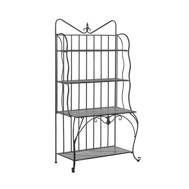 Meuble de rangement métal 94 cm 50 cm noir