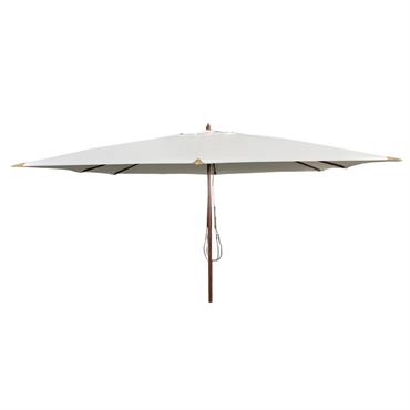 Parasol droit écru 4x3 m