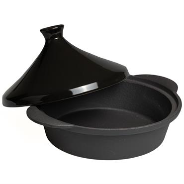 Préparez un délicieux tajine avec cette Tajine en fonte Blackwell ! Le tajine est en fonte et possède un couvercle conique en terre cuite et est de couleur noire. Le ...
