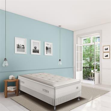 Ens REFLEXION 90x200 matelas H33 ressort ensachés
