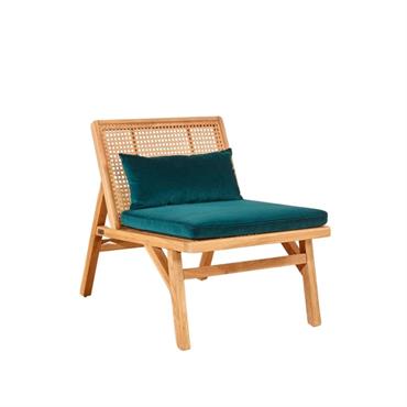 Description du produit :La structure et les pieds de notre fauteuil LALALA sont conçus en chêne massif, assurant durabilité et stabilité.Son assise large et son dossier incliné, fabriqués en cannage ...