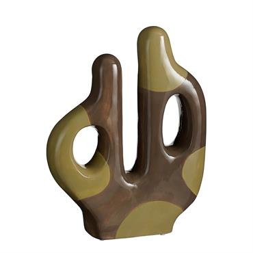 Objet de décoration en dolomite vert H35