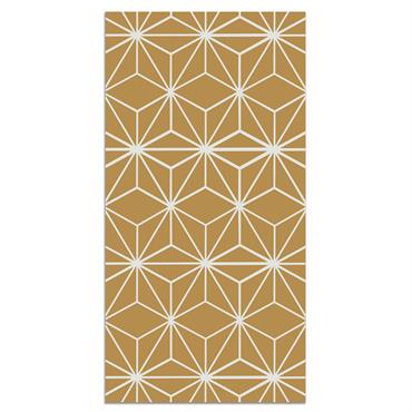 Apportez une touche unique et moderne à votre maison avec ce tapis vinyle au design de lignes étoilées. Son motif exclusif d'étoiles alignées dans une variété de couleurs vibrantes et ...