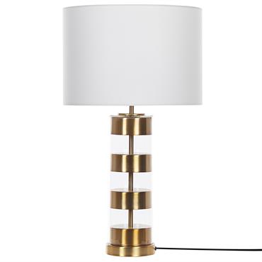 Lampe à poser métal doré