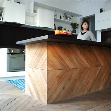 PARQUET- ILOT CENTRAL CUISINE