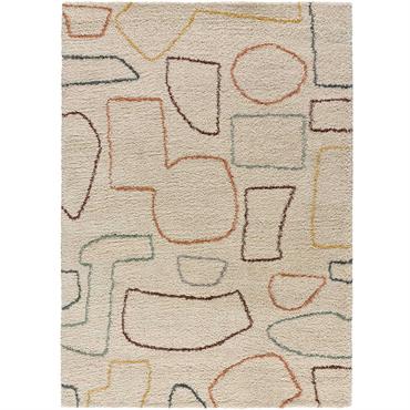 Nous aimons les formes douces et graphiques du tapis MARIS. Un tapis moderne en beige avec des motifs géométriques dans des combinaisons de couleurs poudrées.Ce tapis créera une atmosphère confortable ...