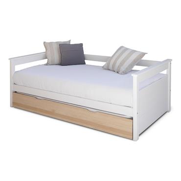 Description :  Indispensable pour recevoir des invités de dernière minute, ce lit gigogne se déploie et se replie en toute simplicité pour vous apporter un 2ème espace de couchage ...