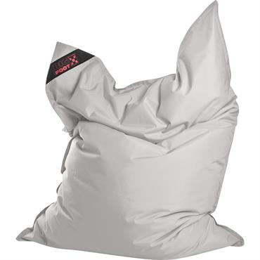 Coussin intérieur et extérieur géant uni gris clair 170x130x20cm