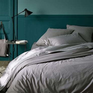 Housse de couette en coton 140x200cm - gris restanqueCALANQUES