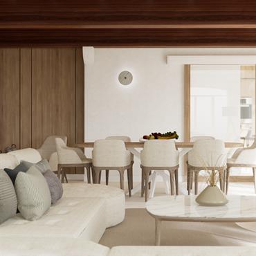 Magnifique cheminée au cœur d'un salon chaleureux.
Créez des moments inoubliables avec une cheminée qui incarne l'âme de votre espace. Laissez la chaleur du foyer embrasser chaque instant de votre vie. 