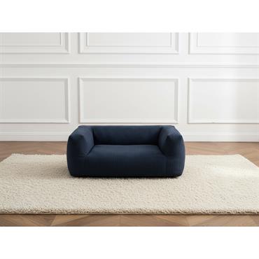 Cliquez pour agrandir et passer en diaporama Panier pour chien SALTO velours côtelé bleu foncé m