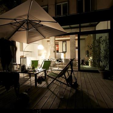 Terrasse de nuit 