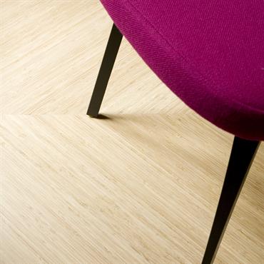 Parquet en bambou en point de Hongrie