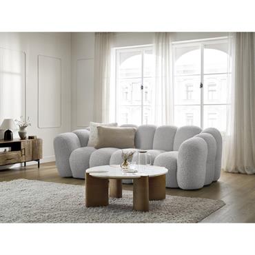 Canapé droit fixe 3 places HIPPOLYTE gris clair BOBOCHIC CaractéristiquesComposition du tissu : 100% PolyesterNombre de places : 3Longueur totale (cm) : 232Largeur totale (cm) : 106Hauteur totale (cm) : 77Hauteur d'assise (cm) : 44Hauteur des pieds (cm) : ...