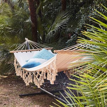 Hamac en polycoton - beige nèflePUGLIA