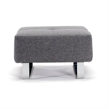 Cliquez pour agrandir et passer en diaporama INNOVATION LIVING Pouf design CASSIUS DELUXE EXCESS gris Twist Charcoal 65*65 cm