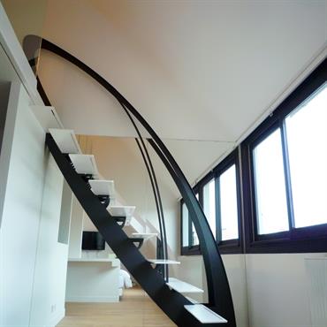 Escalier design profil Mozart