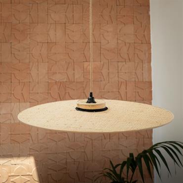 Suspension non électrifiée en rabane - naturel D80cmCAPEU