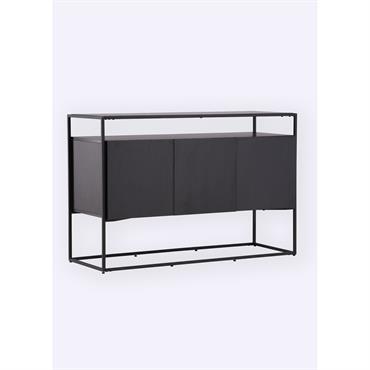 Buffet design acier et peuplier foncé Venture Design - VEN-15624-101