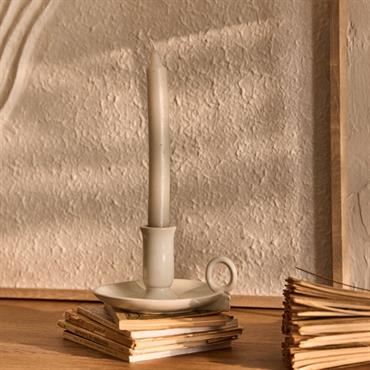 Bougeoir en grès H7