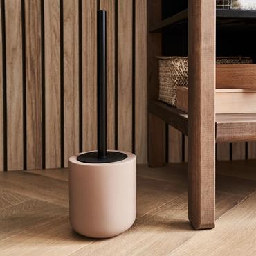 Brosse wc en grès - roseCISTE