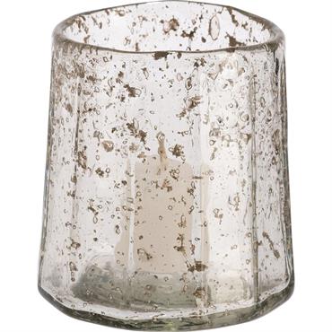 Cliquez pour agrandir et passer en diaporama Photophore en verre H7cm - transparentBIVIO