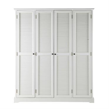 Armoire blanc 4 portes