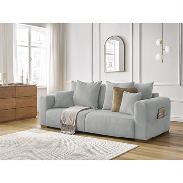 Canapé droit fixe 3 places SIDONIE tissu chiné gris clair BOBOCHIC Une nouvelle création originale BOBOCHIC Envie d'apporter de la modernité et de l'élégance à votre décoration d'intérieur ? Pour cela, rien de plus simple, laissez-vous séduire par la nouvelle ...