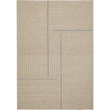 Cliquez pour agrandir et passer en diaporama Tapis à motif contemporain 120x170cm - beigeELIPSE