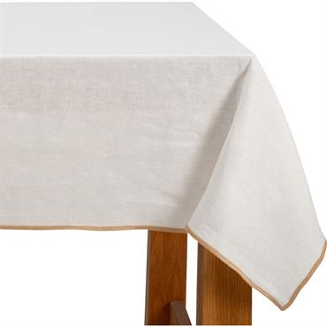 Cliquez pour agrandir et passer en diaporama Nappe en lin 150x250cm - blanc écruBONNIEUX