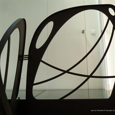 Garde corps design en verre 