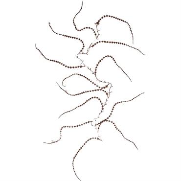 Guirlande de noël de pin marron en plastique L150cmAGUINANE