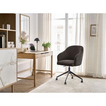Chaise de bureau SOPHIE tissu velours côtelé et pietement à roulettes LA COLLECTION Assortissez vos chaises à votre canapé et offrez-vous un intérieur 100% harmonieux avec les nouvelles collections de chaises BOBOCHIC ! Découvrez la collection de chaises SOPHIE au design ...