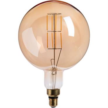 Ampoule LED géante ambre D20cm culot E27GLOBE