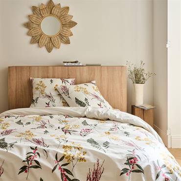 Housse de couette 240x220cm et 2 taies d'oreiller 63x63cm en percale