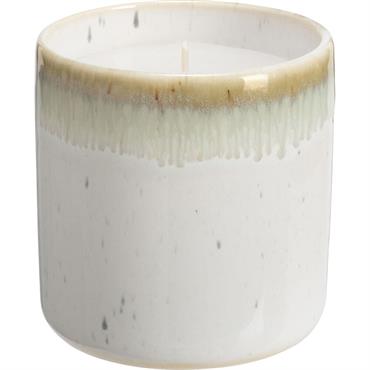 Bougie déco en céramique cylindrique H7