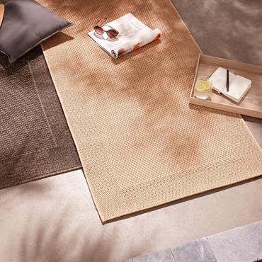 Cliquez pour agrandir et passer en diaporama Tapis intérieur et extérieur - naturel 200x290cmKELLY