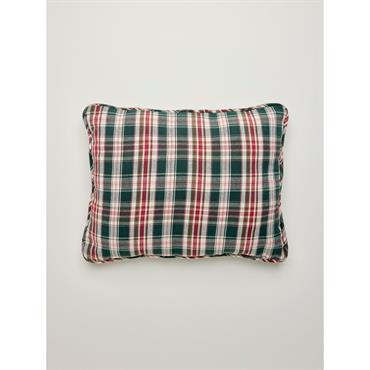 Housse de coussin en tartan - Collection Noël