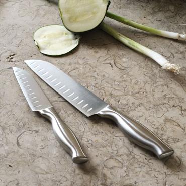 Couteau santoku en inox 25cmESPACE