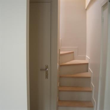 Escalier accès combles 