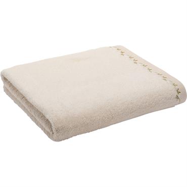 Drap de bain en coton - beige100x150cmMELINA