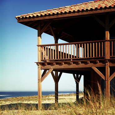 Terrasse sur pilotis 