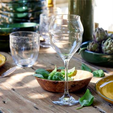 Cliquez pour agrandir et passer en diaporama Coffret de 6 flûtes à champagne en cristallin 30cl - transparentMACARON