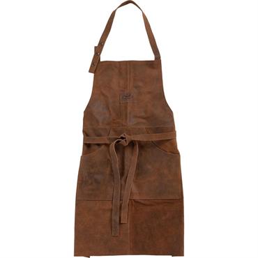 Cliquez pour agrandir et passer en diaporama Tablier en cuir pour jardinage - marronLANTANA